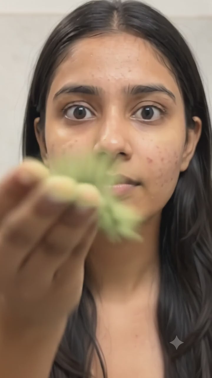 Herbal Face Wash Powder | Ayurvedic Natural Face Cleanser | Green Herbs Powder